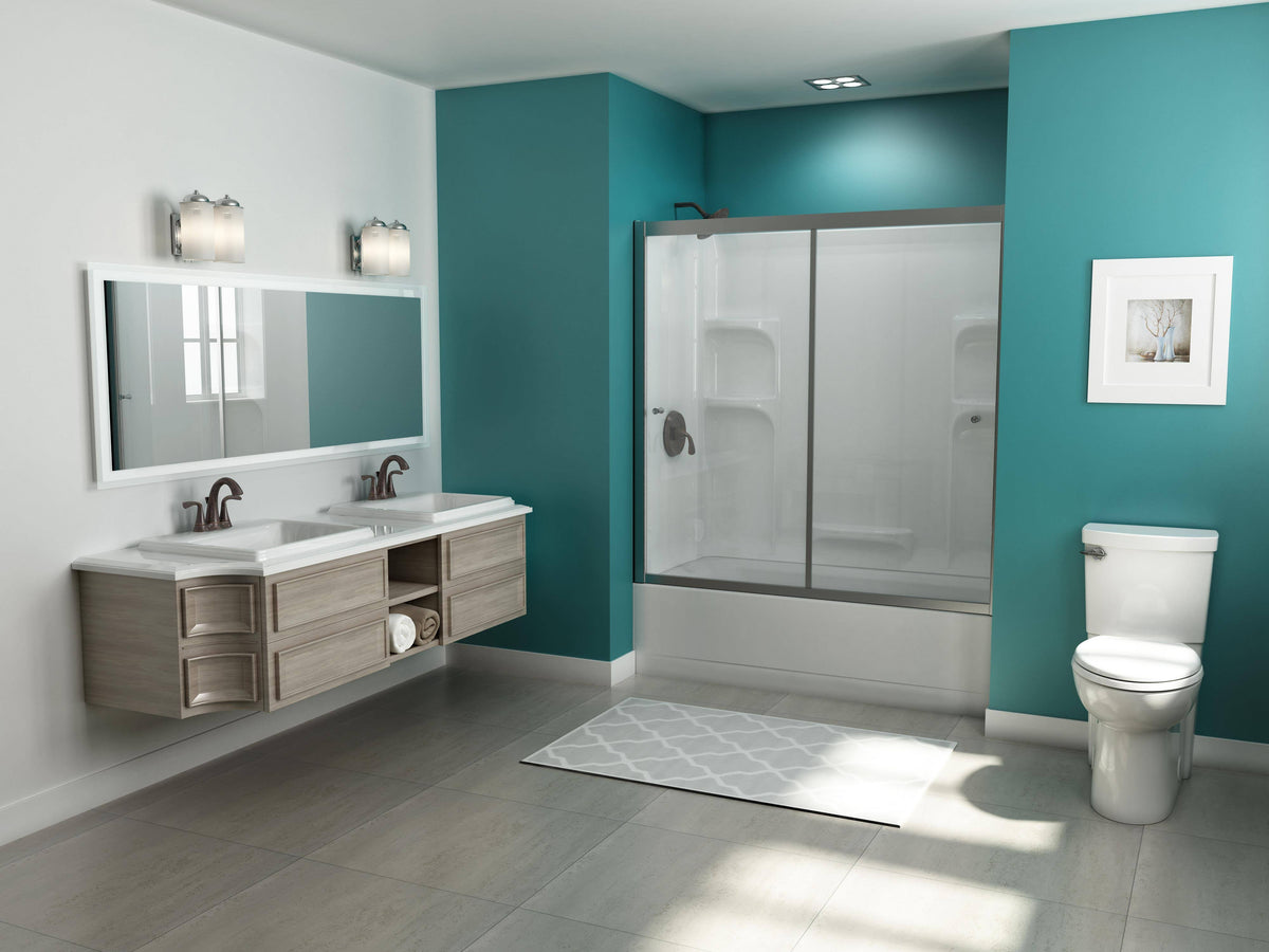 Oil Rubbed Bronze Two-Handle Centerset Bathroom Faucet Q126961