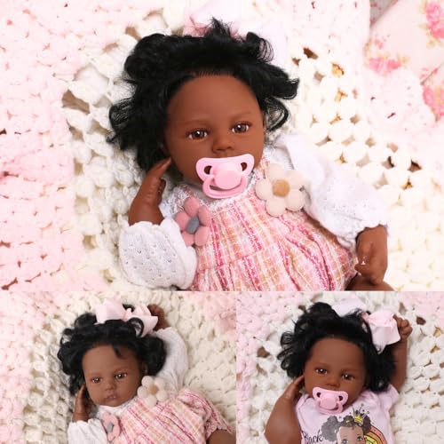 Black 17 Inch Soft Body Baby Doll with Accessories M564200