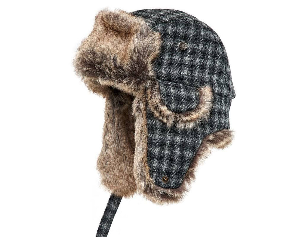 Gray Houndstooth Cap G2748
