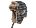 Gray Houndstooth Cap G2748