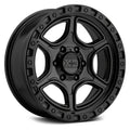 18x8.5 6x120 Satin Black Wheel D737
