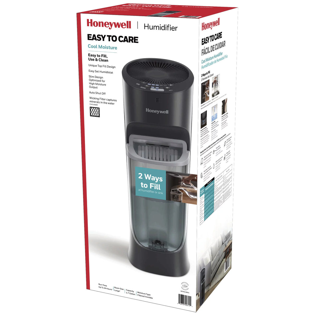 Black 1.7 gal Tower Humidifier D93682