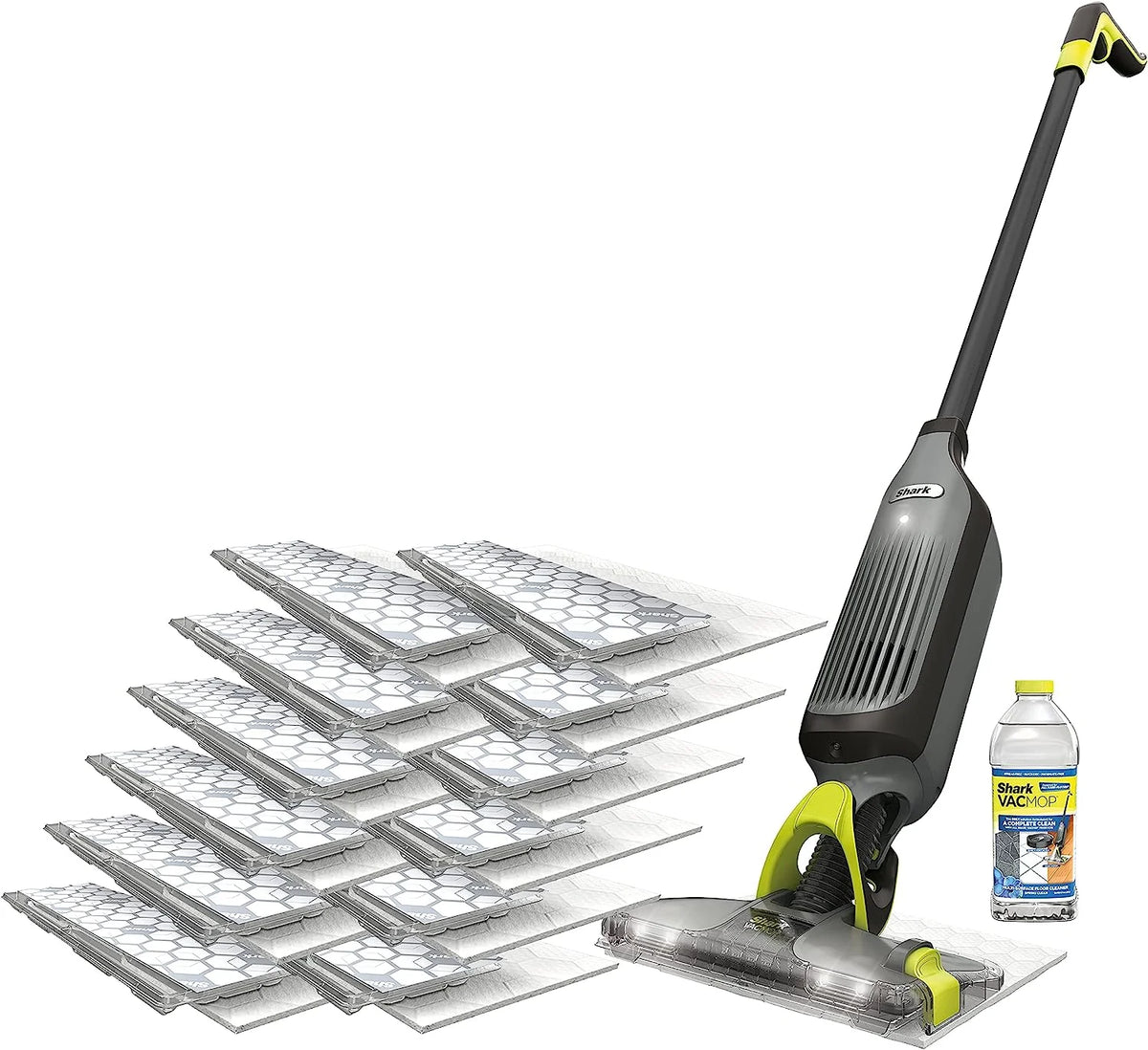 Cordless Hard Floor Vacuum Mop with 12 Disposable Pads Q229