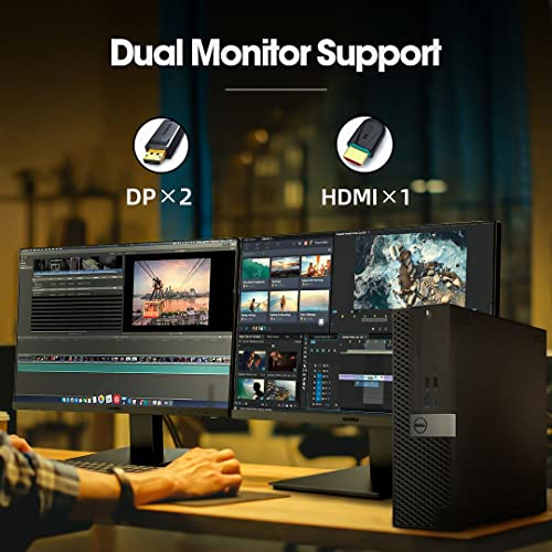 16GB DDR4 Ram 512GB M.2 NVMe SSD Desktop Computer with 24 inch Monitor S4301