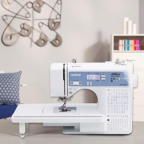 Computerized Sewing and Quilting Machine with 165 Built-in Stitches, LCD Display, White Y97248