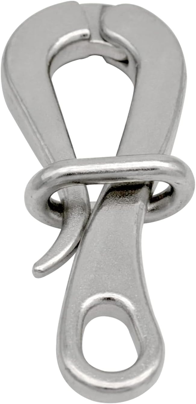 Stainless Steel 316 Pelican Hooks & Eye with Quick Release Link C79771