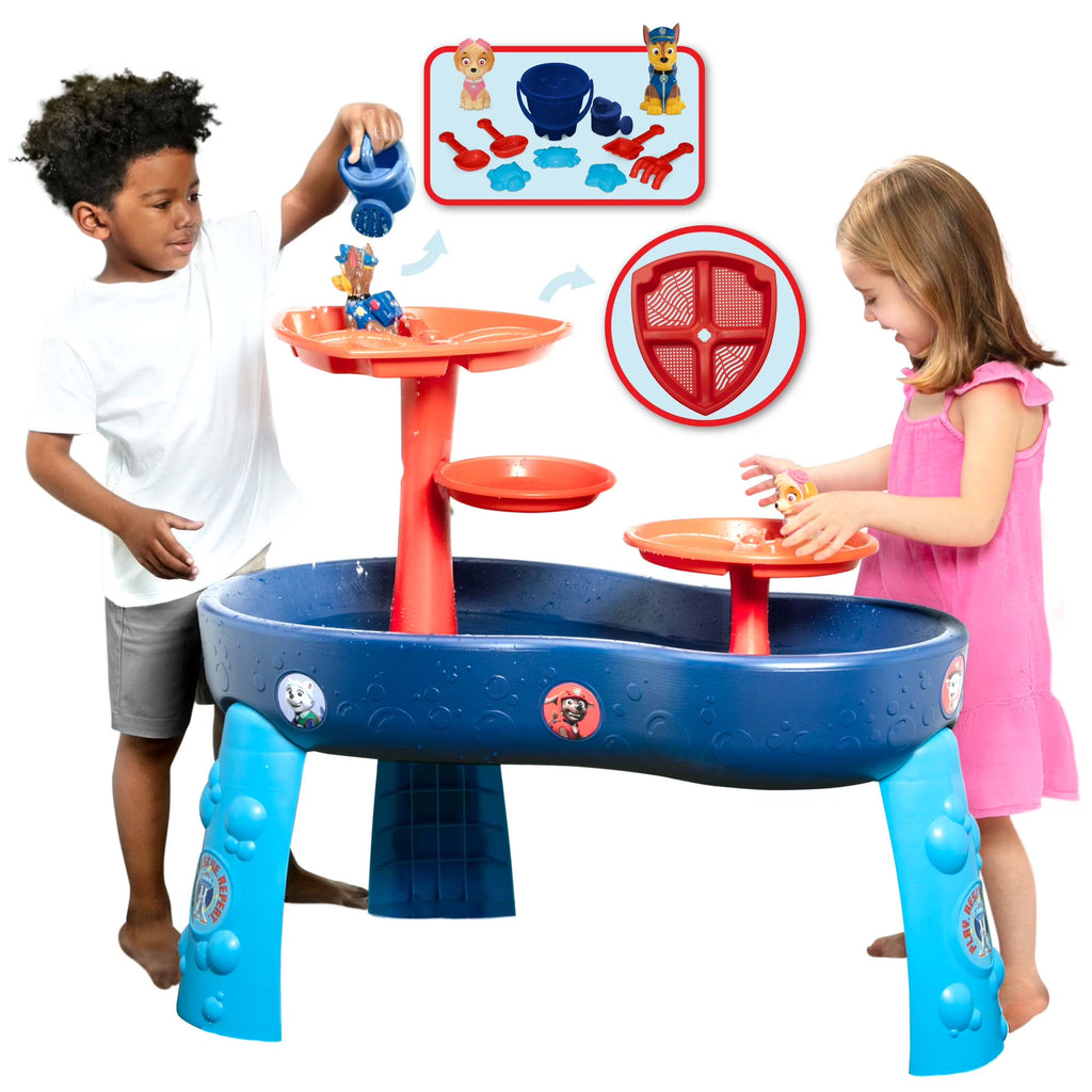 3-Tier Water Table with 11-Piece Toy Set, Blue M16677