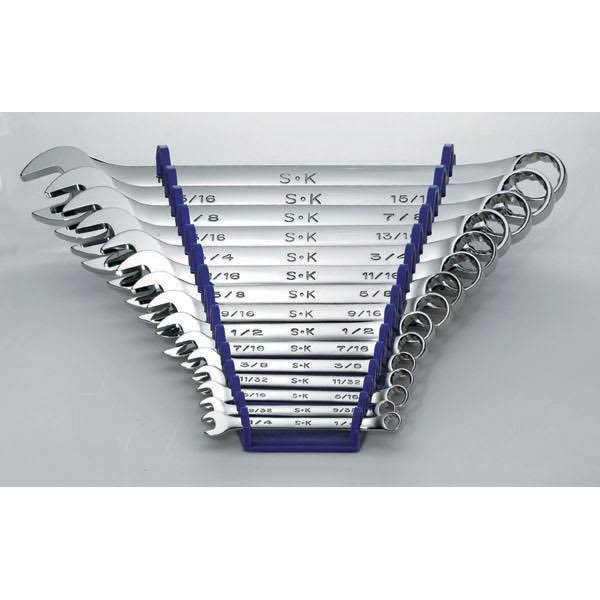 15 Piece Fractional Combination Wrench Set C7146