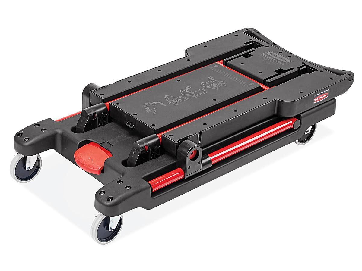 Black Two Shelf Utility Cart F61049