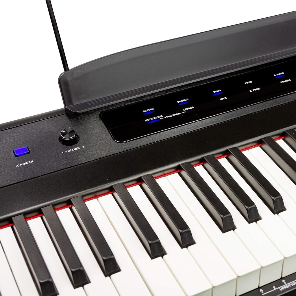 88-Key Semi-Weighted Digital Piano, Black Z559558