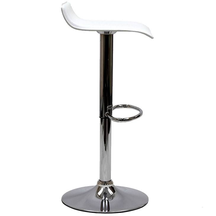 White Bar Stool Set of 2 E1531
