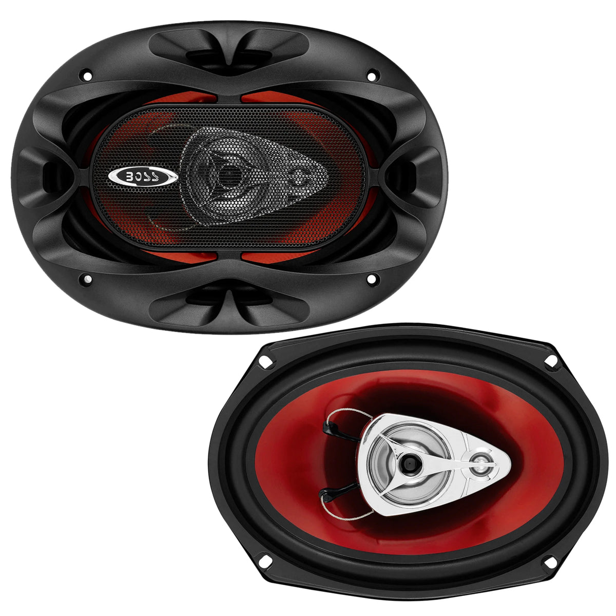 6 x 9 inch 3 Way Coaxial Car Speakers, Sold in Pairs T4603