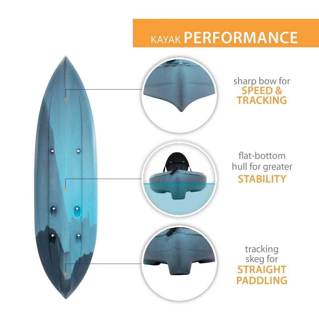 Sit-On-Top Kayak with Paddle K921260