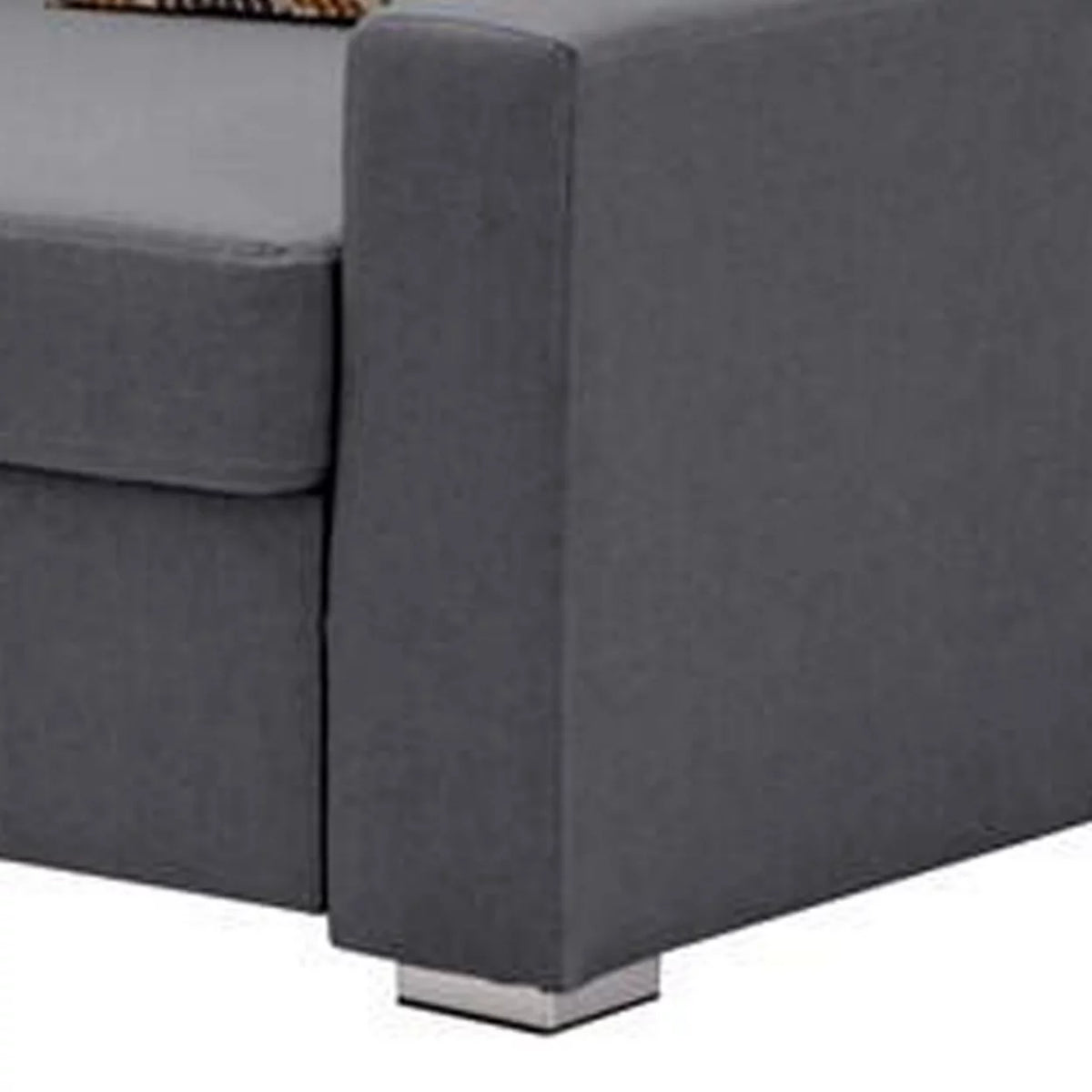 96 Inch 3 Piece Modular Sofa Set with 2 Accent Pillows H688059