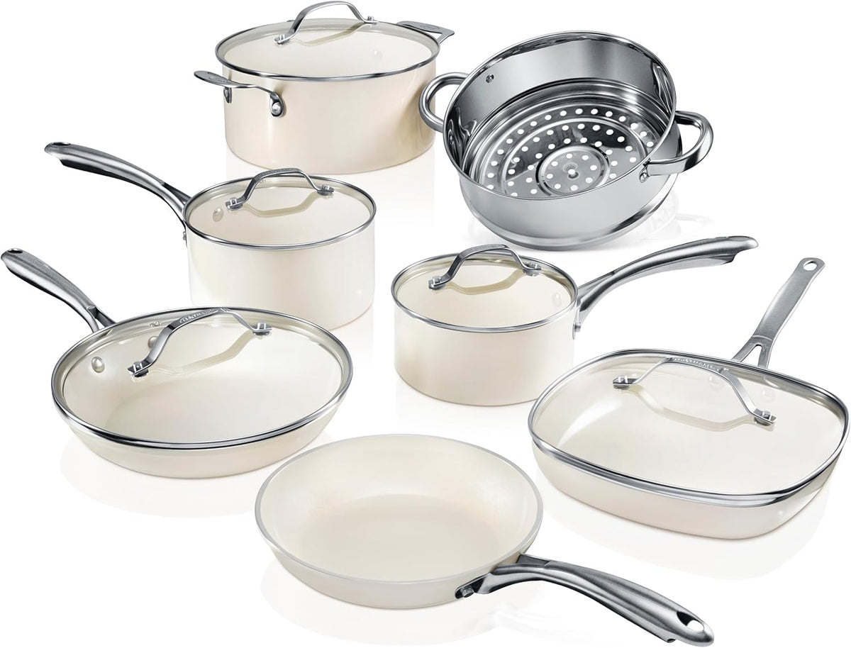 12 Pc Non Stick Ceramic Cookware Set K977