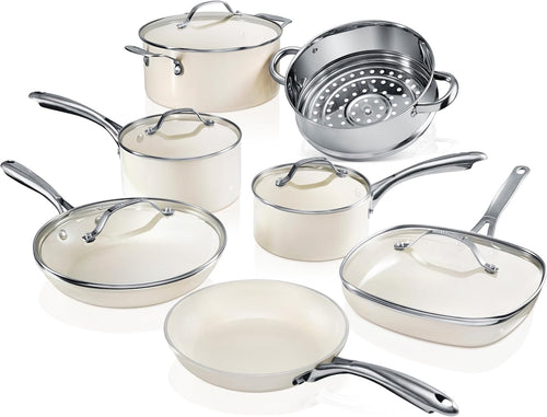 12 Pc Non Stick Ceramic Cookware Set K977