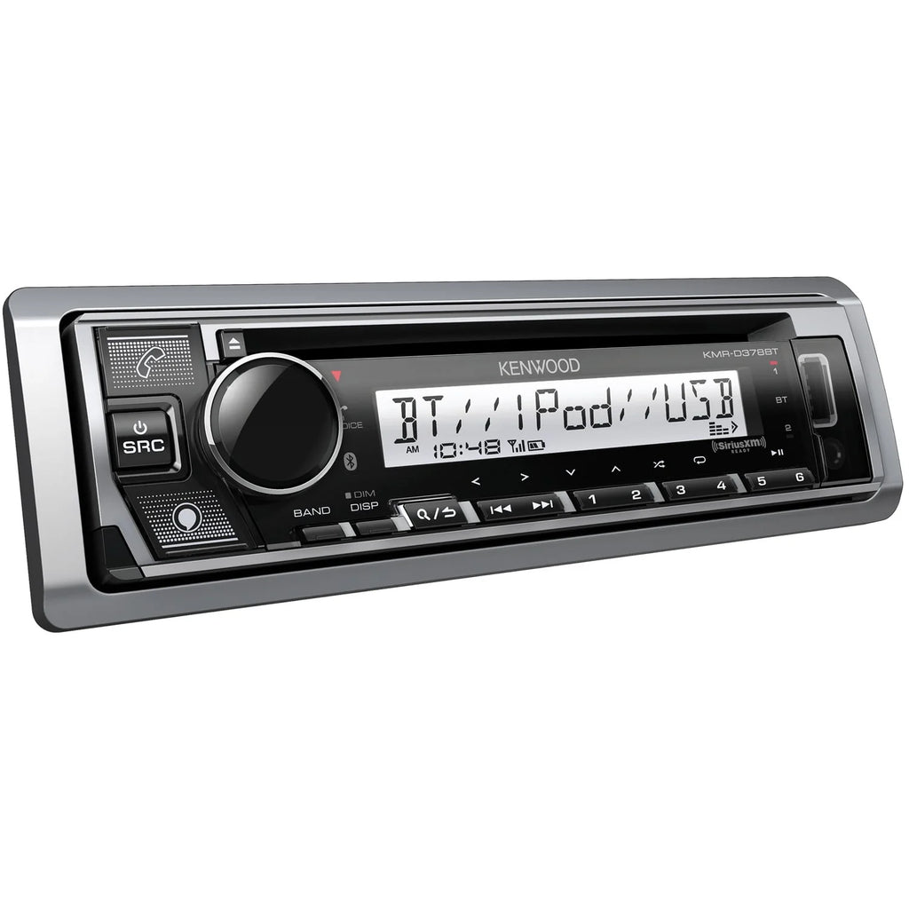 Single-DIN In-Dash CD Receiver with Bluetooth B107
