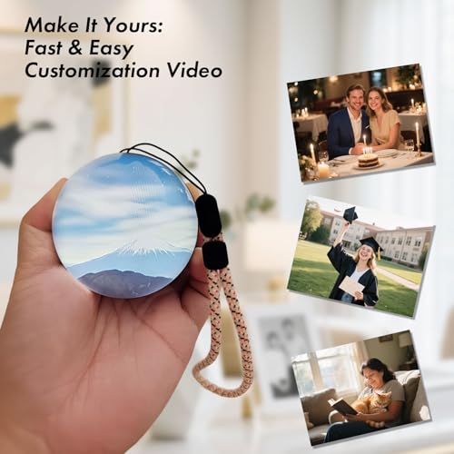 2.7" White Crystal Ball Video Player with Sound E135