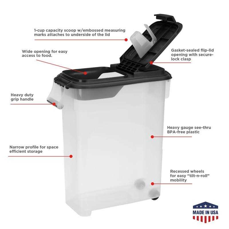 Airtight Pet Food Storage Container 50 QT A98179