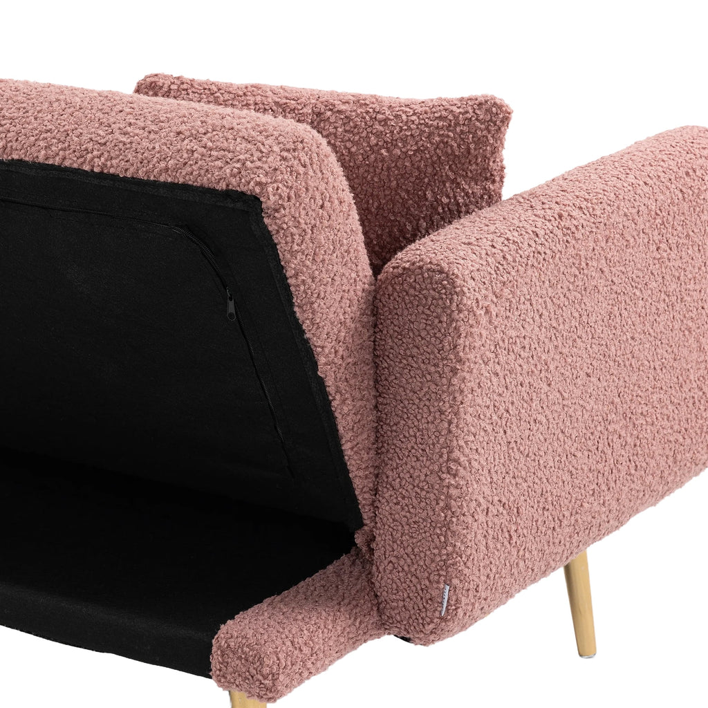 Velvet Sofa with Metal Feet S66069