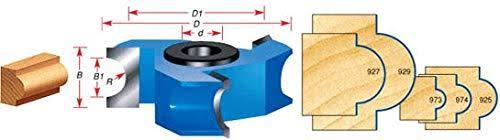 Carbide Tipped 3-Wing Bullnose Router Bit P513964