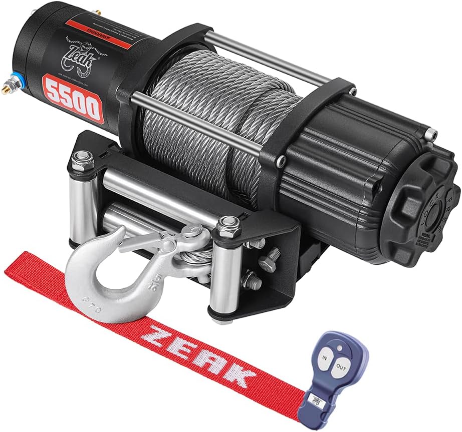 5500 lb. Electric Winch with Galvanized Steel Rope and Remote J564728