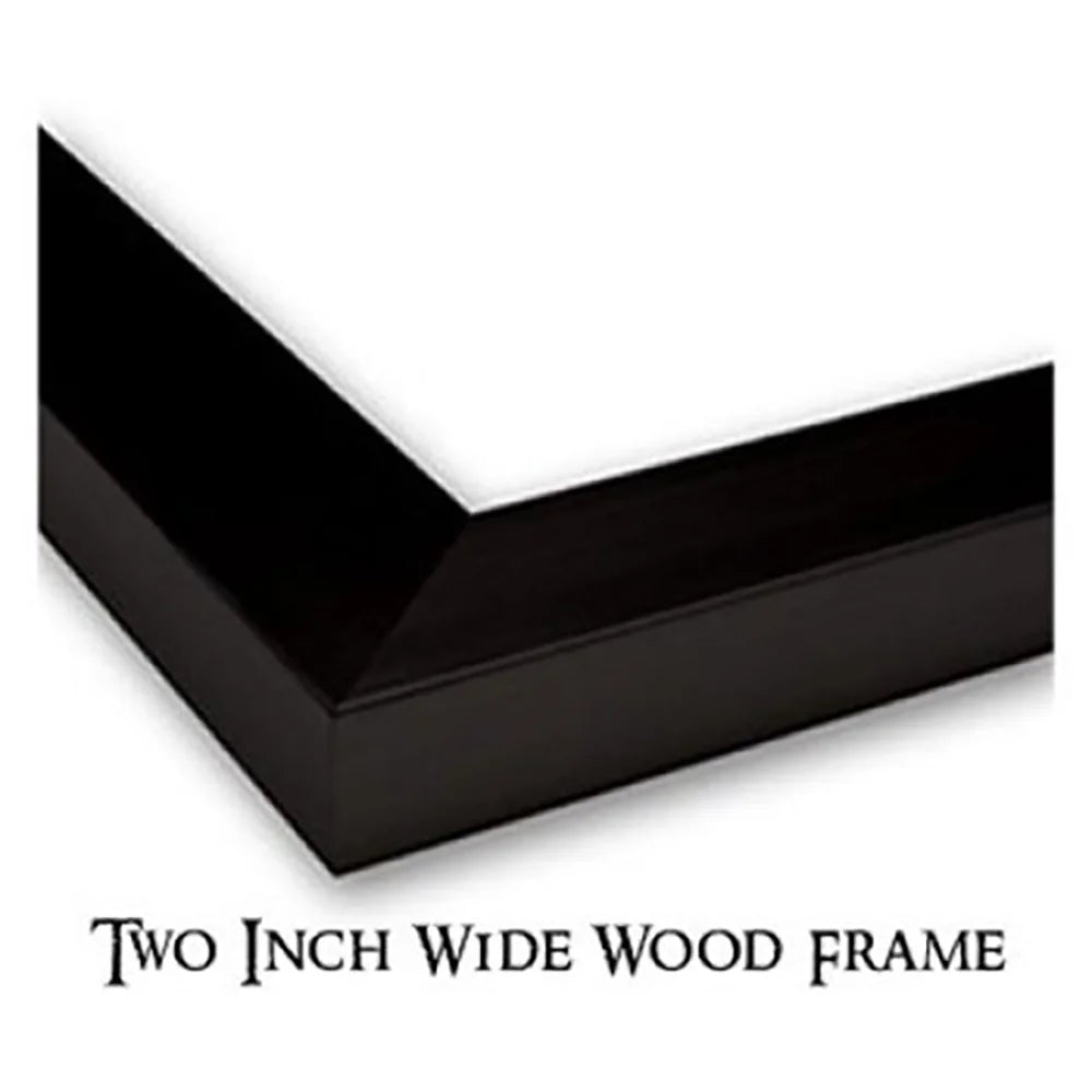 12x12 Black Framed Museum Art Print W2425