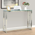 Narrow Glass Console Table Z8359