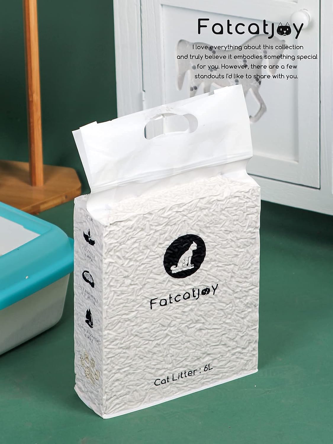 Flushable Clumping Natural Unscented Cat Litter (5.5lb x 3Pack) B757