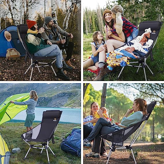 Ultralight High Back Folding Camping Chair with Carry Bag I1729