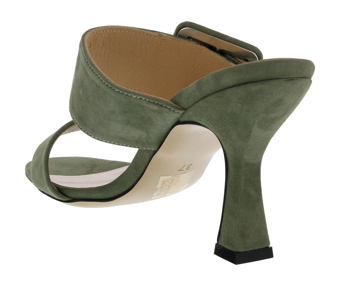 Forest Green High Heel Slide I644