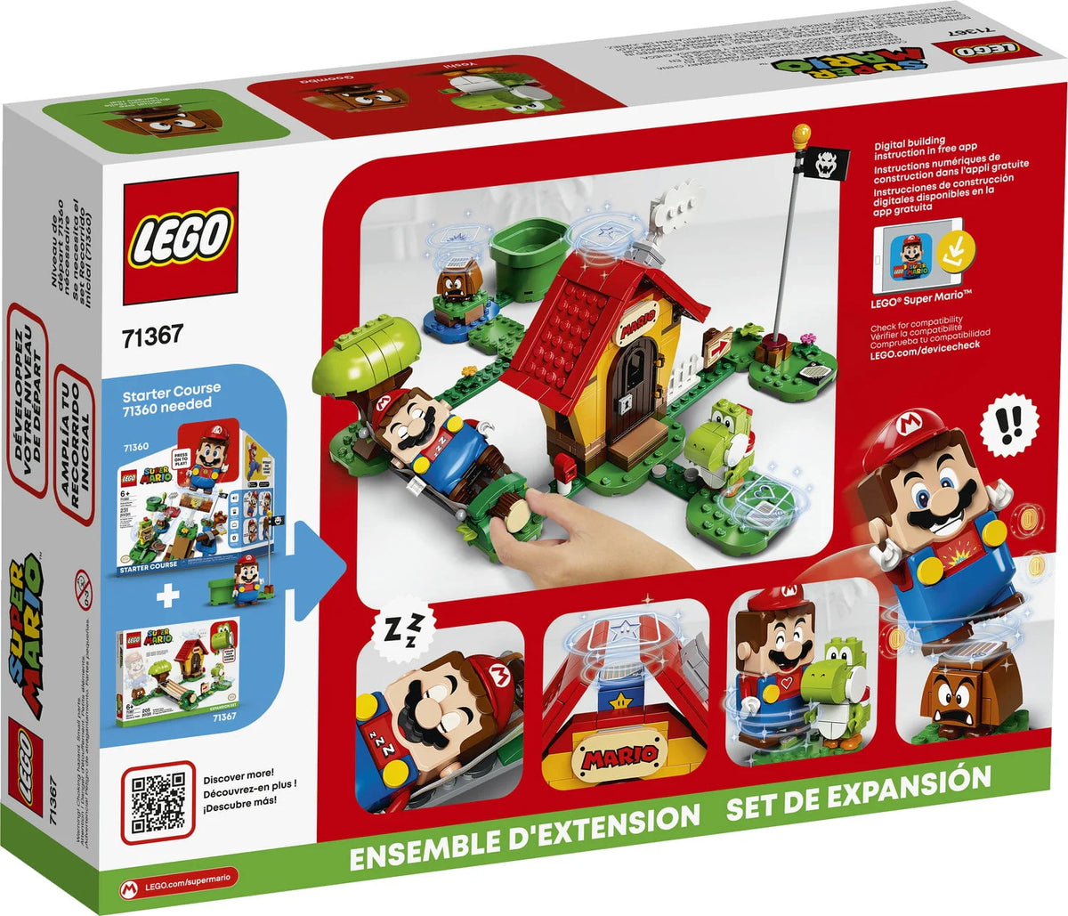 Mario's House & Yoshi Expansion Set Building Toy (205 Pieces) P296
