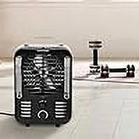 1500W Electric Utility Heater with Overheat and Tip-Over Safety Shutoff G742984