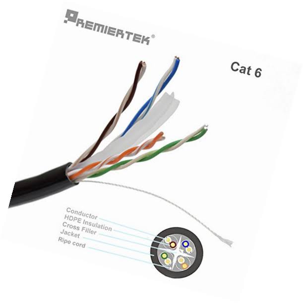 Cat6 Bulk Cable 1000ft Yellow U911332