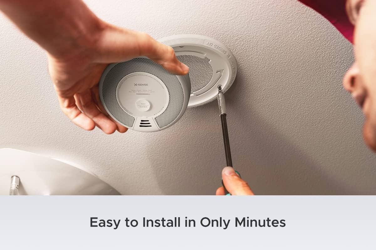 3 Pack Wireless Interconnected Combination Smoke and Carbon Monoxide Detector S211