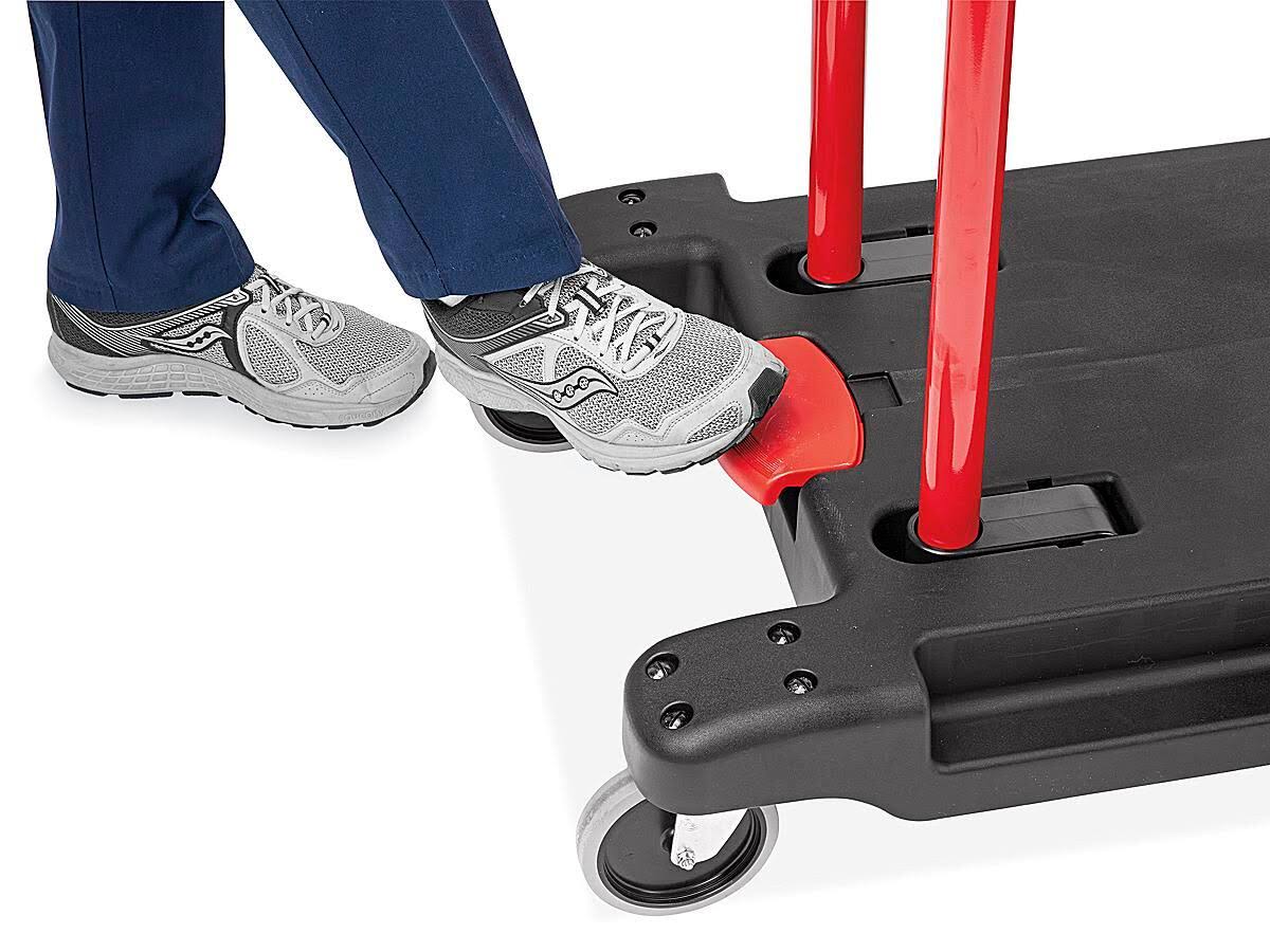 Black Two Shelf Utility Cart F61049