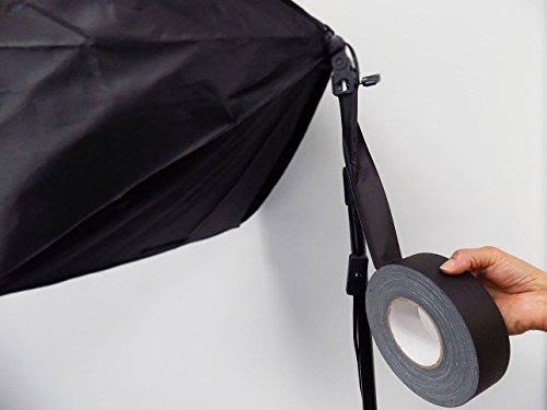 Dark Blue Low Gloss Gaffer Tape 4 in. x 60 Yards Pack of 12 J741