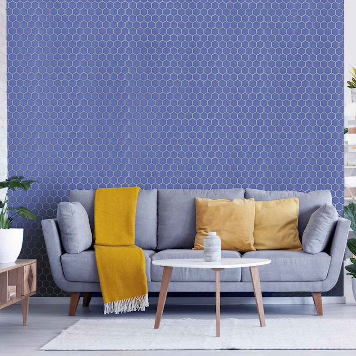 Periwinkle Porcelain Mosaic Tile N6894