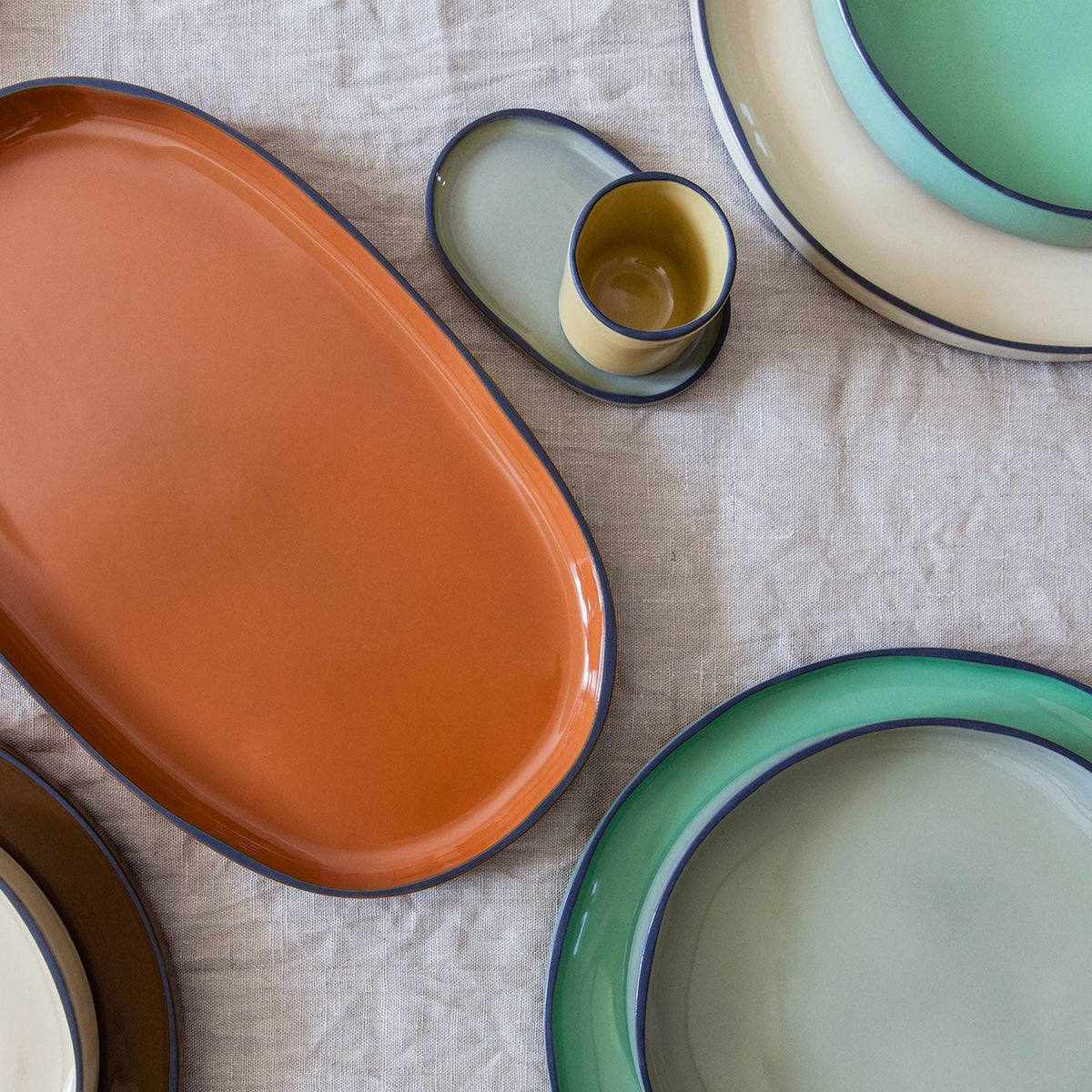 Set of 4 Gourmet Plate 9 in T137