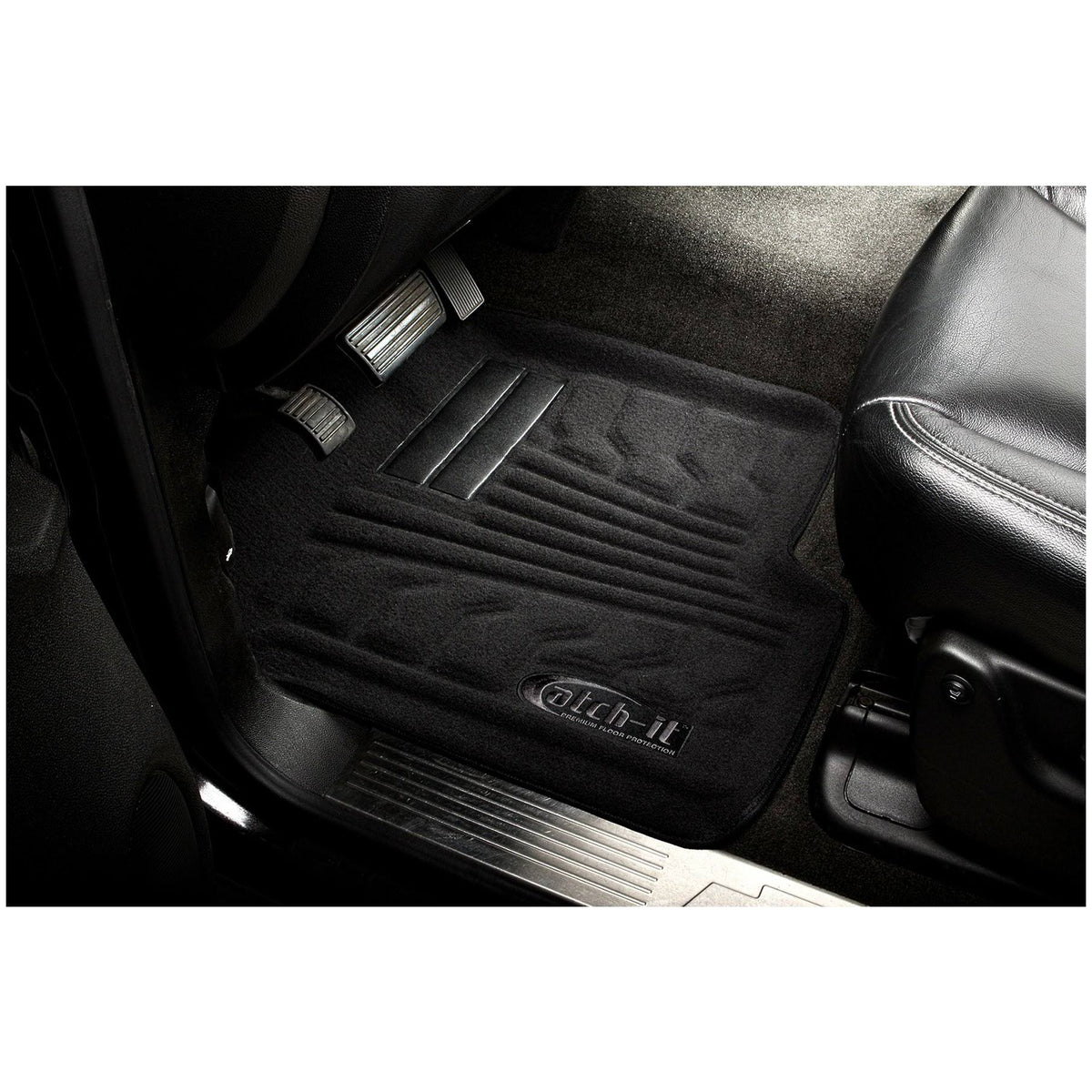Black Carpet Floor Mat R712