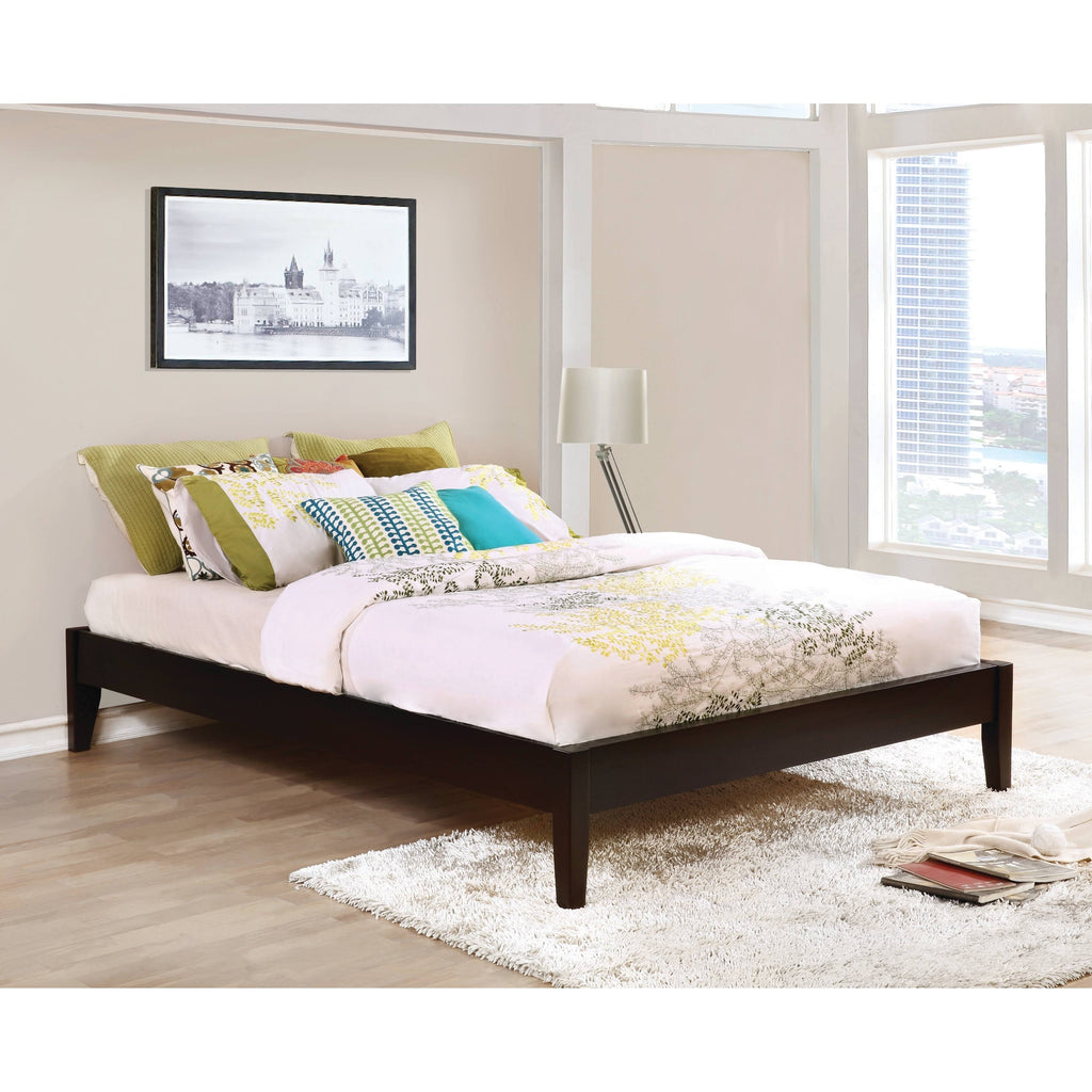 Cappuccino King Platform Bed F867118