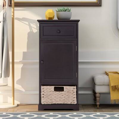 Espresso Door Accent Cabinet H64003