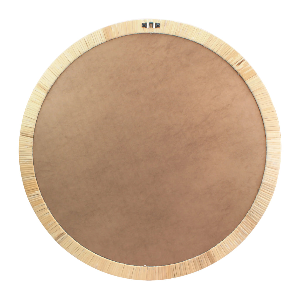 Rattan Round Wall Mirror R591506