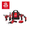 12V Lithium-Ion Cordless 5-Tool Combo Kit with Batteries, Charger and Tool Bag Y903504
