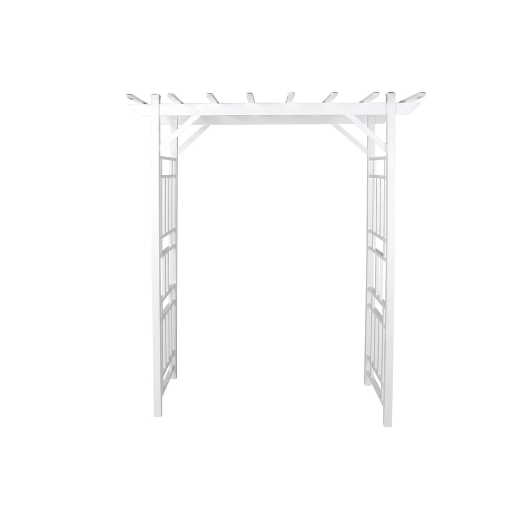 White PVC Garden Arbor E7051