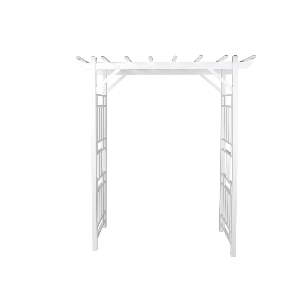 White PVC Garden Arbor E7051