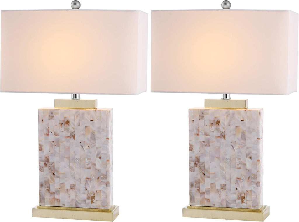 Ivory Shell Table Lamp (Set of 2) N44076