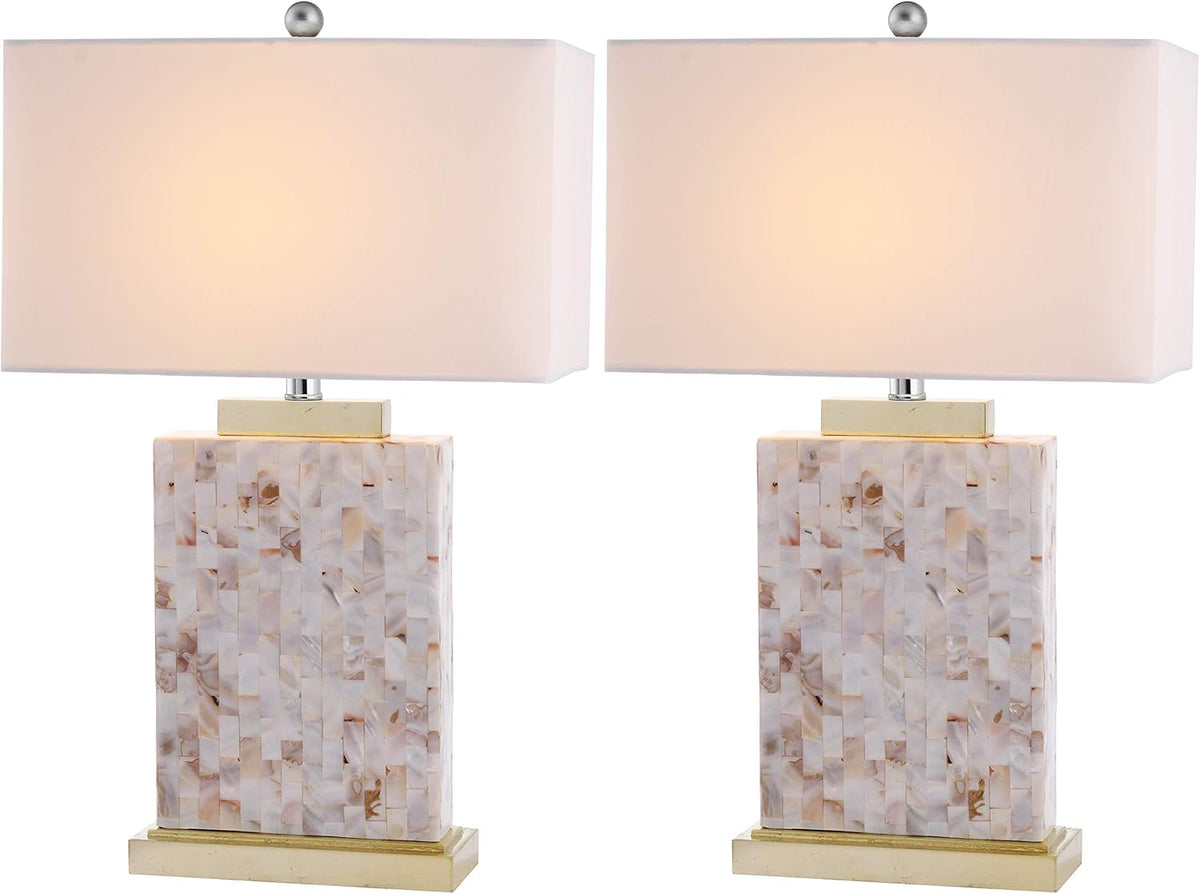 Ivory Shell Table Lamp (Set of 2) N44076