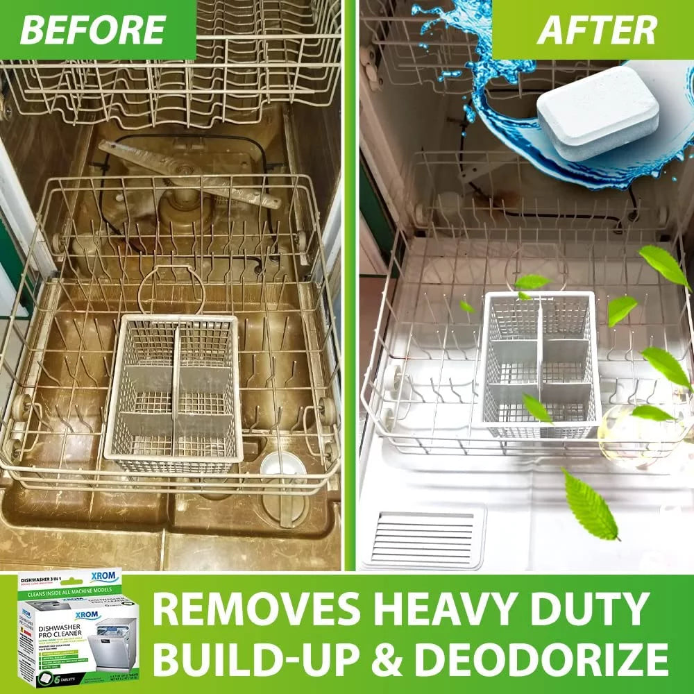 Dishwasher Cleaner and Descaler, 6 Treatments T267