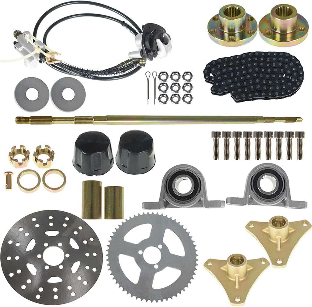 Rear Live Axle Kit Brake Assembly for Drift Trike Go Kart K108238